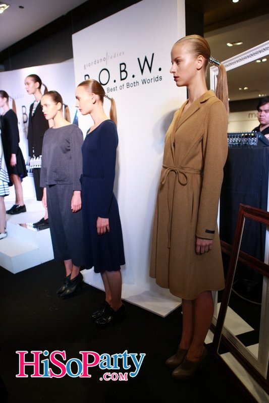 แฟชั่นโชว์เปิดตัวคอลเลกชัน Autumn/Winter 2015 จาก Giordano Ladies