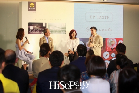 บัตรเครดิตกรุงศรี ซิกเนเจอร์ เปิดตัวหนังสือ ‘UP TASTE’