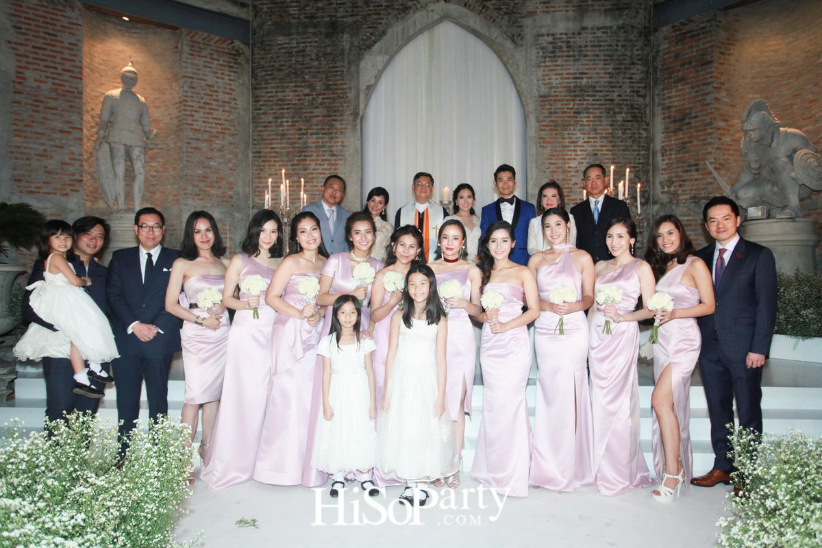 Love is in the air... งานฉลองมงคลสมรสะระหว่าง พรพรรณ สิทธินววิธ และ รัฐพงศ์ รัตนหิรัญญา