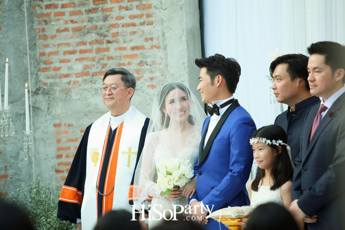 Love is in the air... งานฉลองมงคลสมรสะระหว่าง พรพรรณ สิทธินววิธ และ รัฐพงศ์ รัตนหิรัญญา