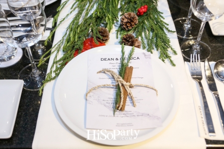 Press Dinner 2016 Fall/Winter Menu DEAN & DELUCA