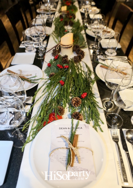 Press Dinner 2016 Fall/Winter Menu DEAN & DELUCA