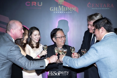 เปิดตัว CRU Champagne Bar – A G.H. Mumm Bar