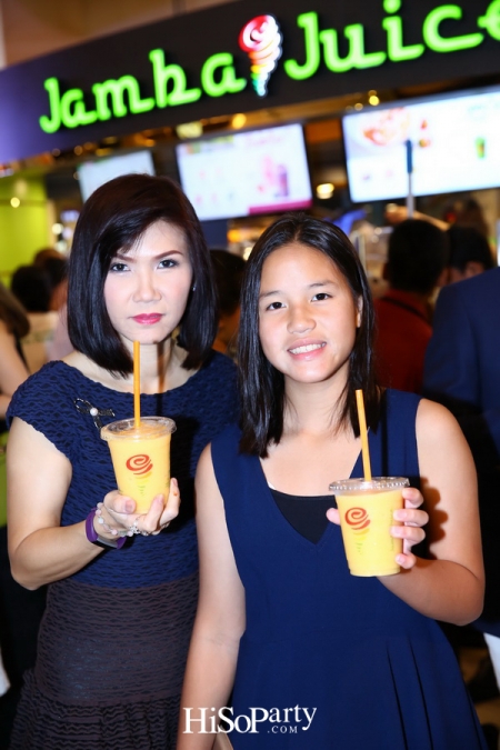 งานฉลองเปิดร้าน Jamba Juice สาขาแรกในประเทศไทย!