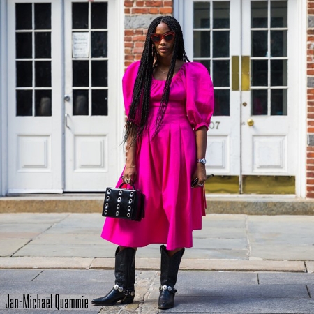 VIVID STREET STYLE @ NEW YORK FASHION WEEK SPRING 2018