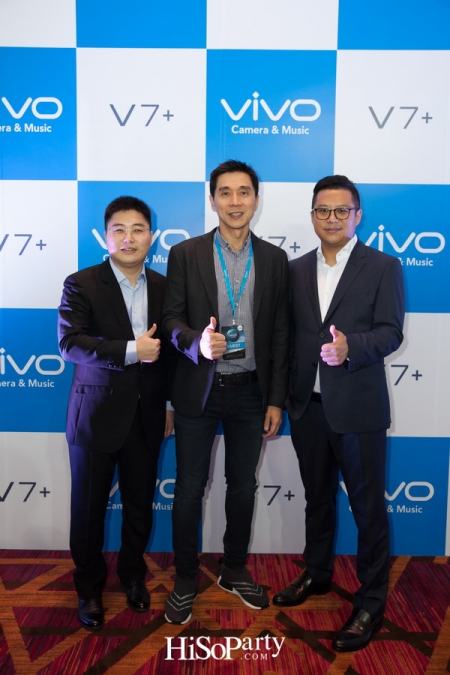 Vivo เปิดตัวสมาร์ทโฟนรุ่นล่าสุด ‘Vivo V7+’ เพื่อการเซลฟี่สุดคมชัด