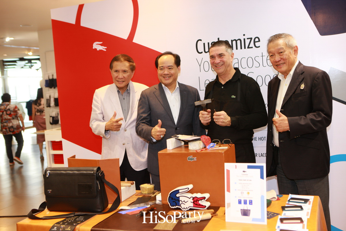 Lacoste Hot Stamps Gold Letters Chantaco 2017