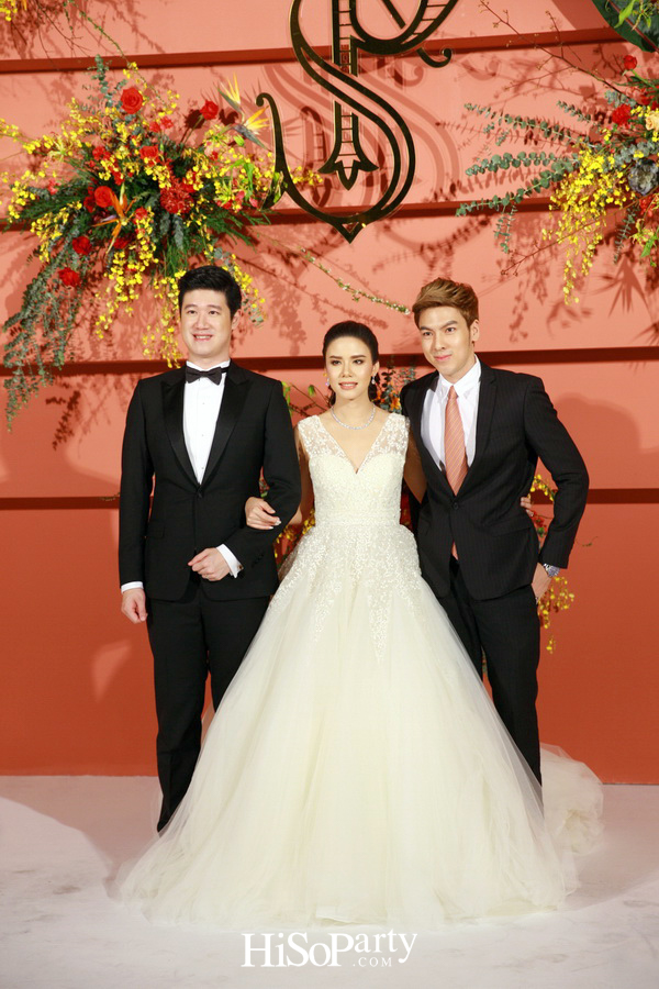 งานฉลองมงคลสมรสสุดอลังการระหว่าง แพรพรรณ ธรรมวัฒนะ และ กรมิษฐ์ ธนิสรธเนศ 