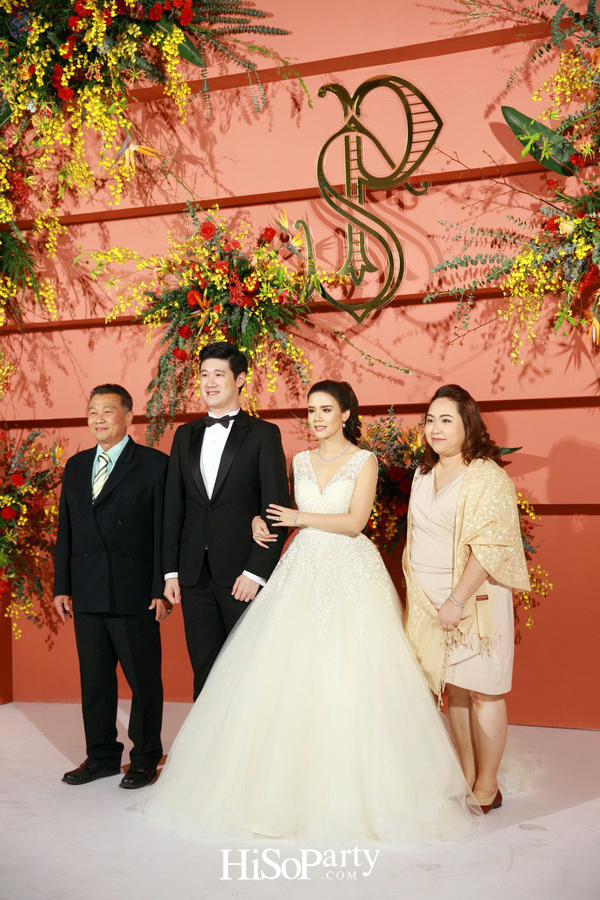 งานฉลองมงคลสมรสสุดอลังการระหว่าง แพรพรรณ ธรรมวัฒนะ และ กรมิษฐ์ ธนิสรธเนศ 