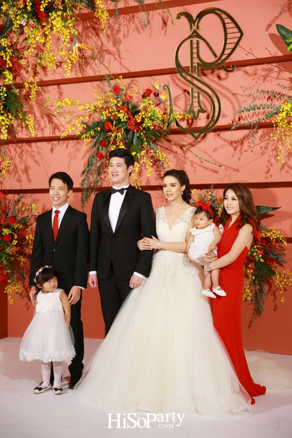 งานฉลองมงคลสมรสสุดอลังการระหว่าง แพรพรรณ ธรรมวัฒนะ และ กรมิษฐ์ ธนิสรธเนศ 