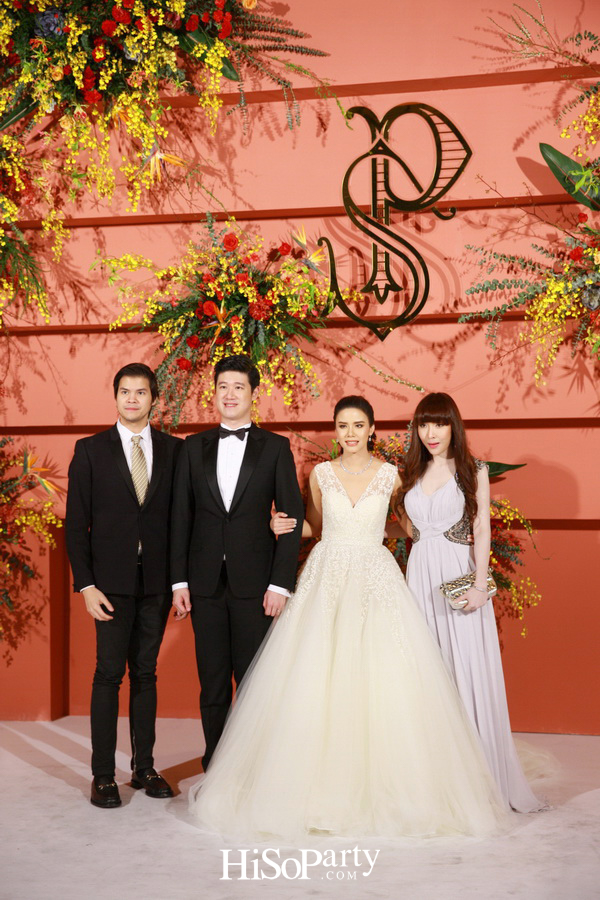 งานฉลองมงคลสมรสสุดอลังการระหว่าง แพรพรรณ ธรรมวัฒนะ และ กรมิษฐ์ ธนิสรธเนศ 