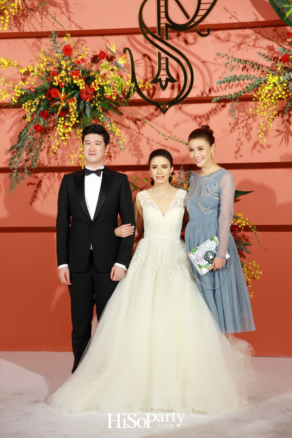 งานฉลองมงคลสมรสสุดอลังการระหว่าง แพรพรรณ ธรรมวัฒนะ และ กรมิษฐ์ ธนิสรธเนศ 