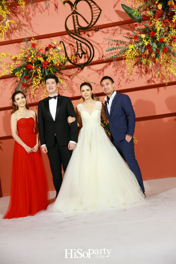 งานฉลองมงคลสมรสสุดอลังการระหว่าง แพรพรรณ ธรรมวัฒนะ และ กรมิษฐ์ ธนิสรธเนศ 