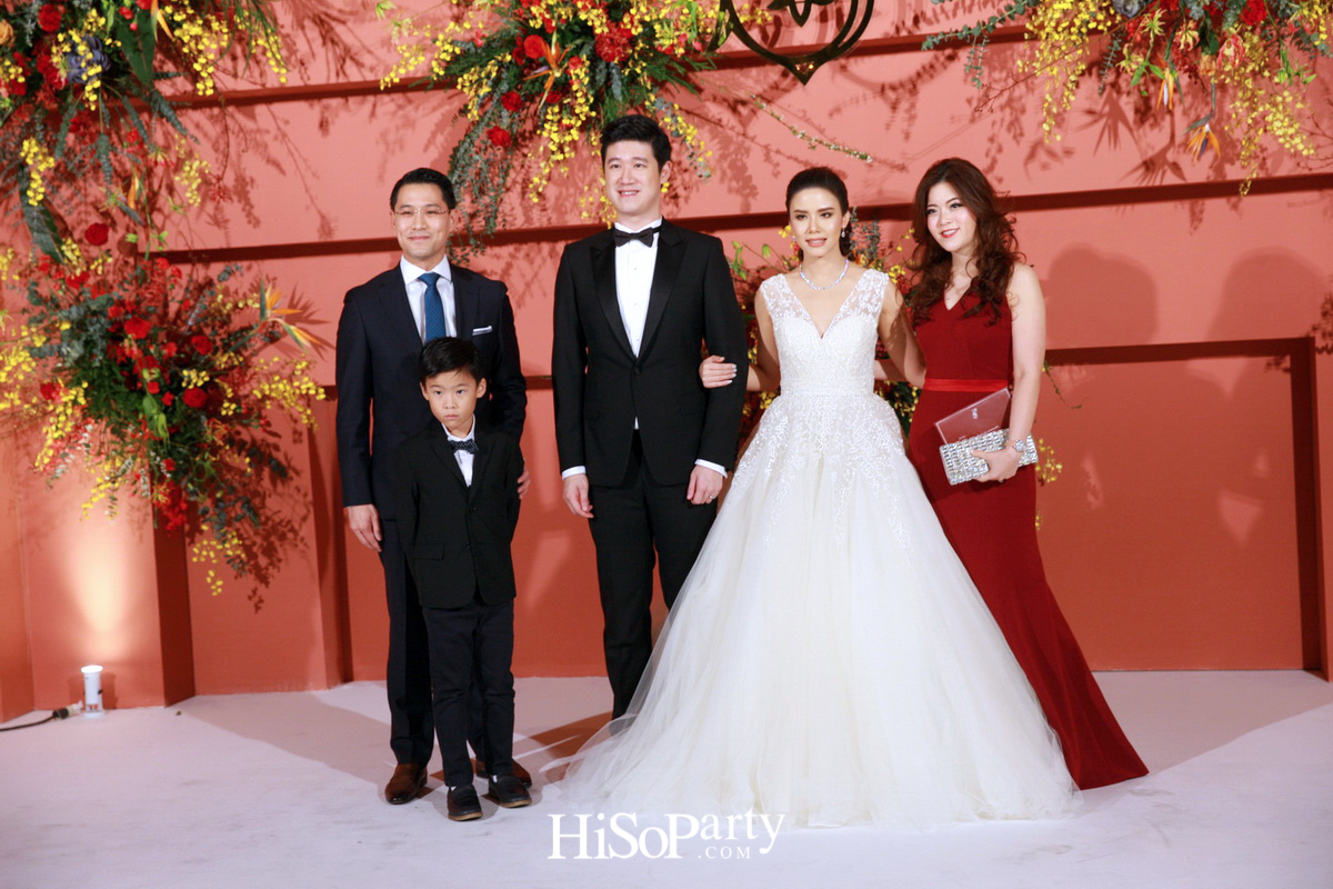 งานฉลองมงคลสมรสสุดอลังการระหว่าง แพรพรรณ ธรรมวัฒนะ และ กรมิษฐ์ ธนิสรธเนศ 