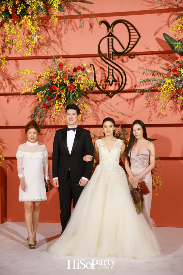 งานฉลองมงคลสมรสสุดอลังการระหว่าง แพรพรรณ ธรรมวัฒนะ และ กรมิษฐ์ ธนิสรธเนศ 