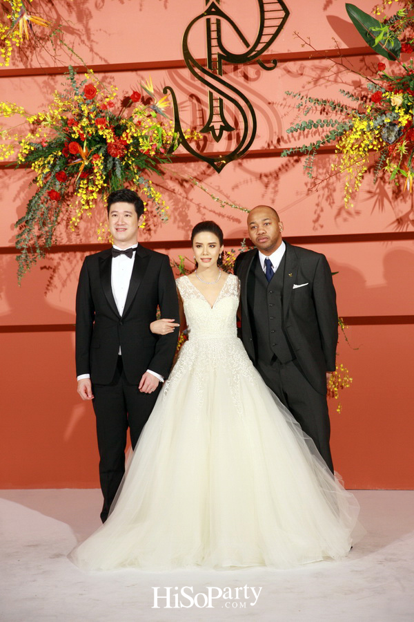 งานฉลองมงคลสมรสสุดอลังการระหว่าง แพรพรรณ ธรรมวัฒนะ และ กรมิษฐ์ ธนิสรธเนศ 