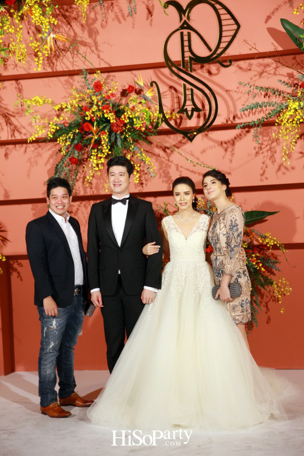 งานฉลองมงคลสมรสสุดอลังการระหว่าง แพรพรรณ ธรรมวัฒนะ และ กรมิษฐ์ ธนิสรธเนศ 