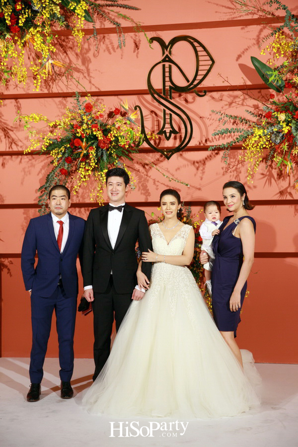 งานฉลองมงคลสมรสสุดอลังการระหว่าง แพรพรรณ ธรรมวัฒนะ และ กรมิษฐ์ ธนิสรธเนศ 