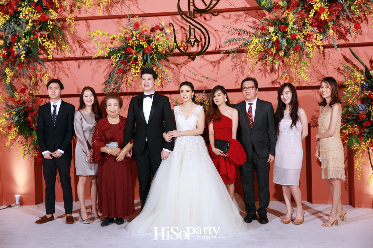 งานฉลองมงคลสมรสสุดอลังการระหว่าง แพรพรรณ ธรรมวัฒนะ และ กรมิษฐ์ ธนิสรธเนศ 