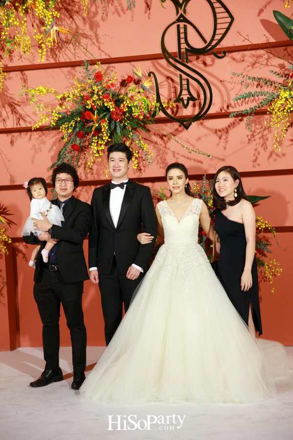 งานฉลองมงคลสมรสสุดอลังการระหว่าง แพรพรรณ ธรรมวัฒนะ และ กรมิษฐ์ ธนิสรธเนศ 