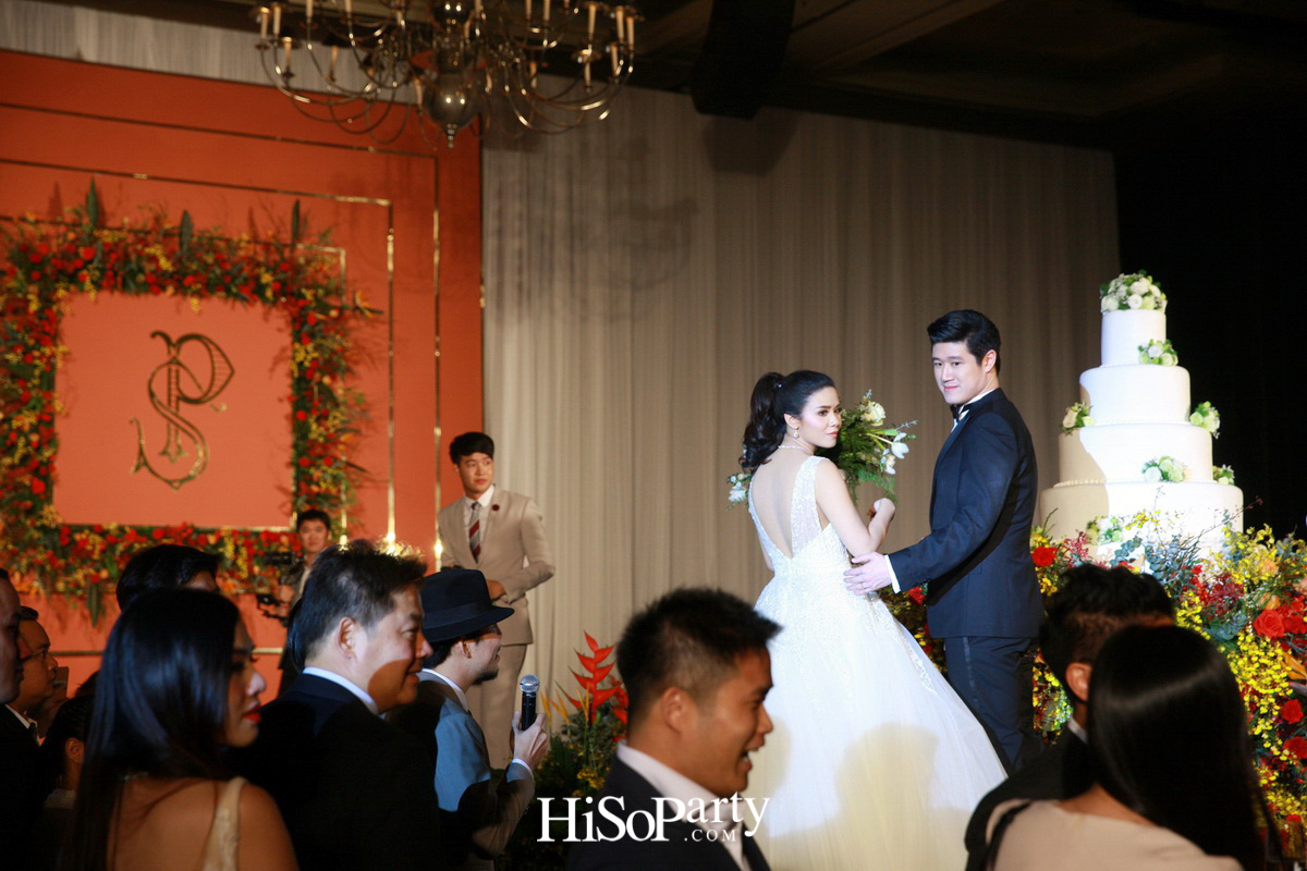 งานฉลองมงคลสมรสสุดอลังการระหว่าง แพรพรรณ ธรรมวัฒนะ และ กรมิษฐ์ ธนิสรธเนศ 