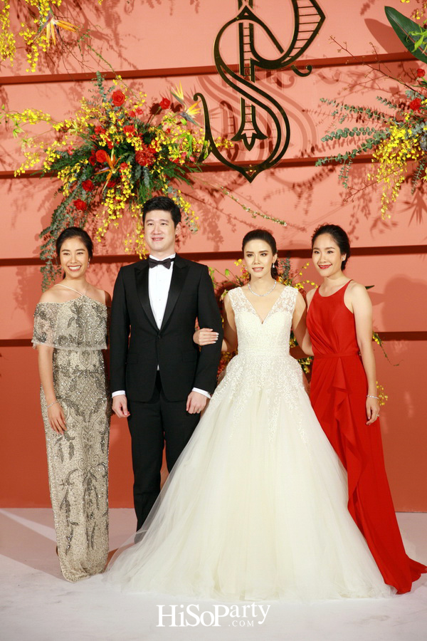 งานฉลองมงคลสมรสสุดอลังการระหว่าง แพรพรรณ ธรรมวัฒนะ และ กรมิษฐ์ ธนิสรธเนศ 