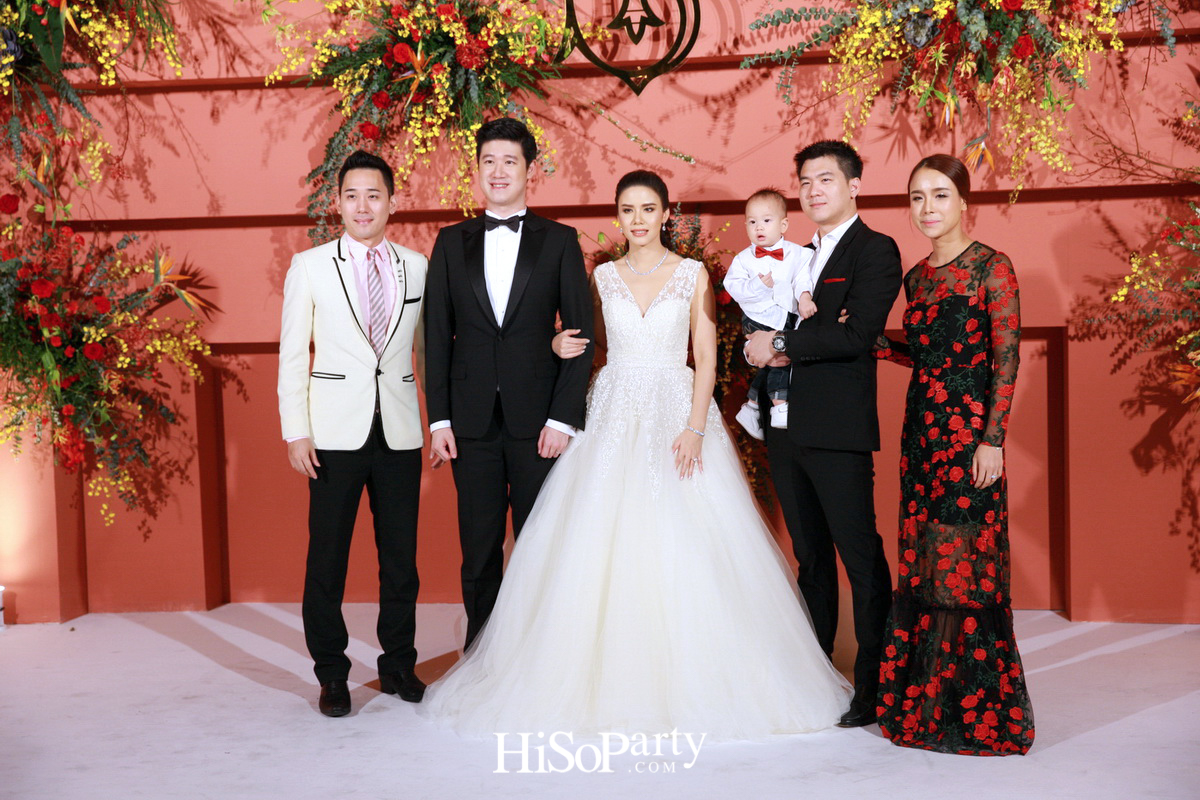 งานฉลองมงคลสมรสสุดอลังการระหว่าง แพรพรรณ ธรรมวัฒนะ และ กรมิษฐ์ ธนิสรธเนศ 