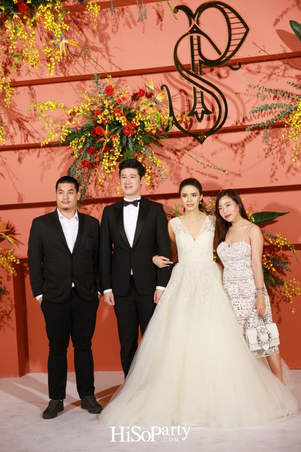 งานฉลองมงคลสมรสสุดอลังการระหว่าง แพรพรรณ ธรรมวัฒนะ และ กรมิษฐ์ ธนิสรธเนศ 