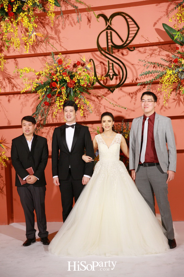 งานฉลองมงคลสมรสสุดอลังการระหว่าง แพรพรรณ ธรรมวัฒนะ และ กรมิษฐ์ ธนิสรธเนศ 