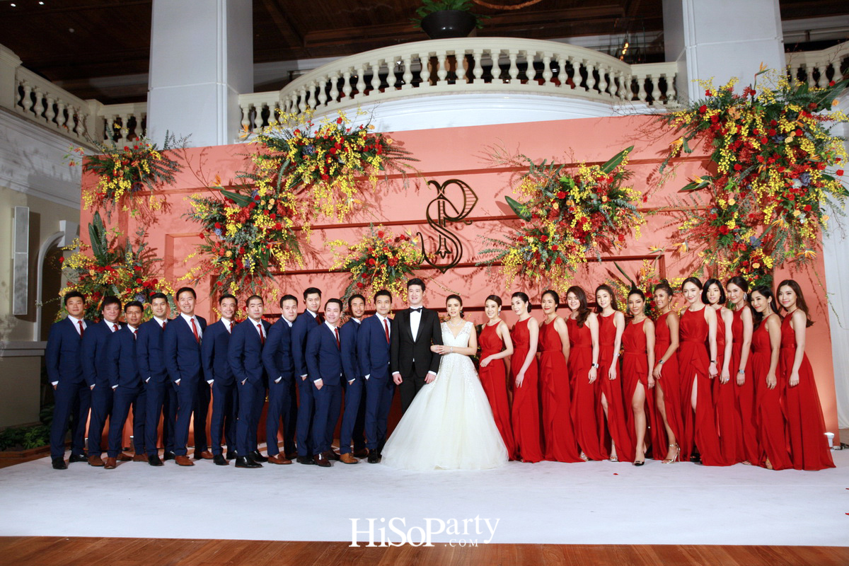 งานฉลองมงคลสมรสสุดอลังการระหว่าง แพรพรรณ ธรรมวัฒนะ และ กรมิษฐ์ ธนิสรธเนศ 