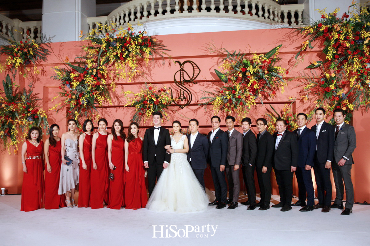 งานฉลองมงคลสมรสสุดอลังการระหว่าง แพรพรรณ ธรรมวัฒนะ และ กรมิษฐ์ ธนิสรธเนศ 