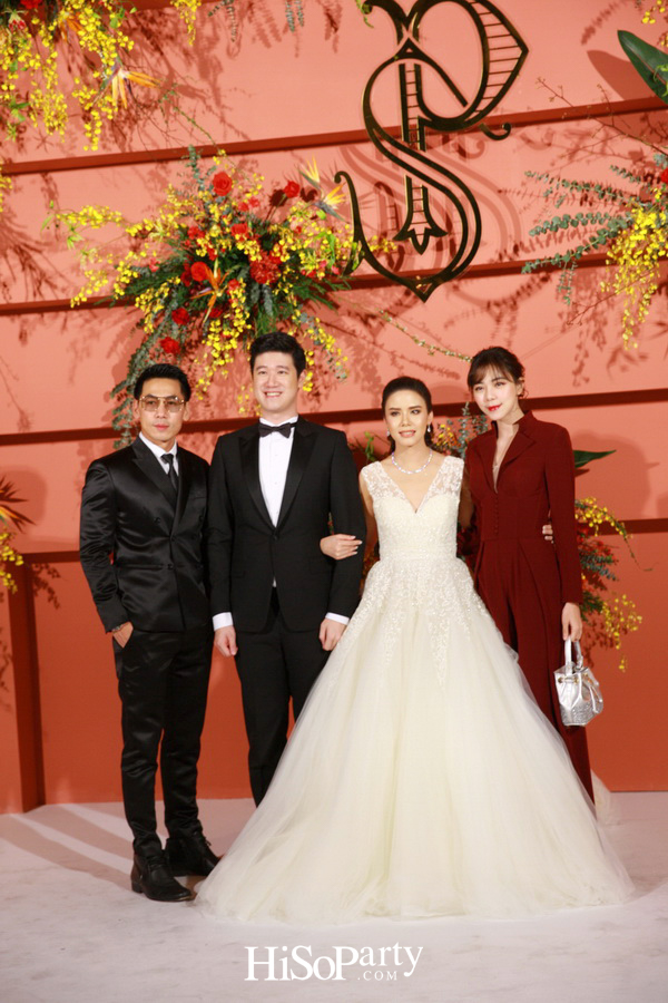งานฉลองมงคลสมรสสุดอลังการระหว่าง แพรพรรณ ธรรมวัฒนะ และ กรมิษฐ์ ธนิสรธเนศ 