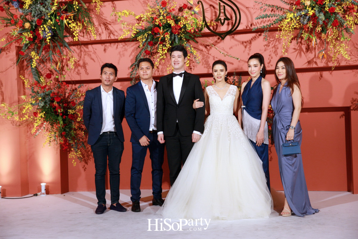 งานฉลองมงคลสมรสสุดอลังการระหว่าง แพรพรรณ ธรรมวัฒนะ และ กรมิษฐ์ ธนิสรธเนศ 