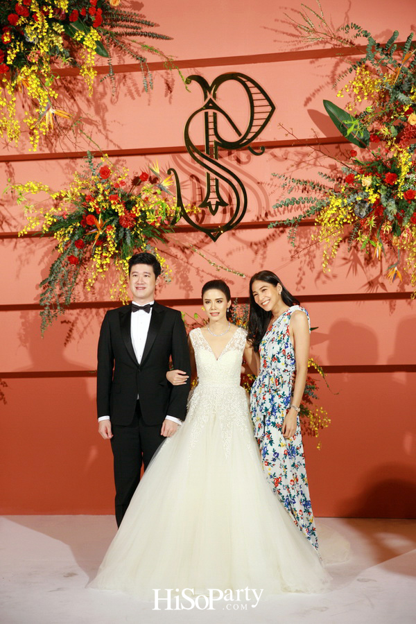 งานฉลองมงคลสมรสสุดอลังการระหว่าง แพรพรรณ ธรรมวัฒนะ และ กรมิษฐ์ ธนิสรธเนศ 