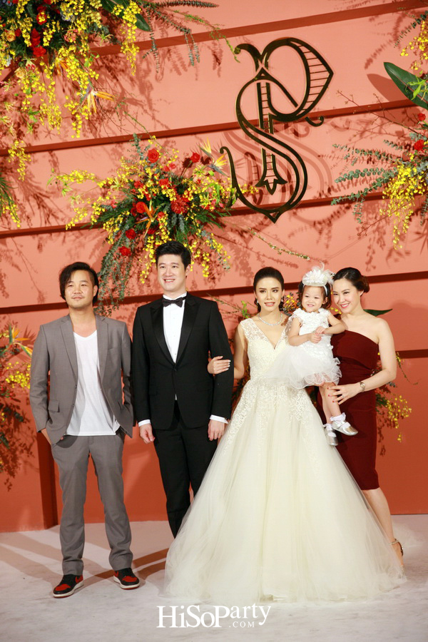 งานฉลองมงคลสมรสสุดอลังการระหว่าง แพรพรรณ ธรรมวัฒนะ และ กรมิษฐ์ ธนิสรธเนศ 