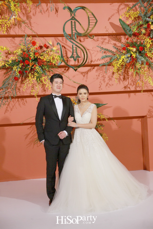 งานฉลองมงคลสมรสสุดอลังการระหว่าง แพรพรรณ ธรรมวัฒนะ และ กรมิษฐ์ ธนิสรธเนศ 