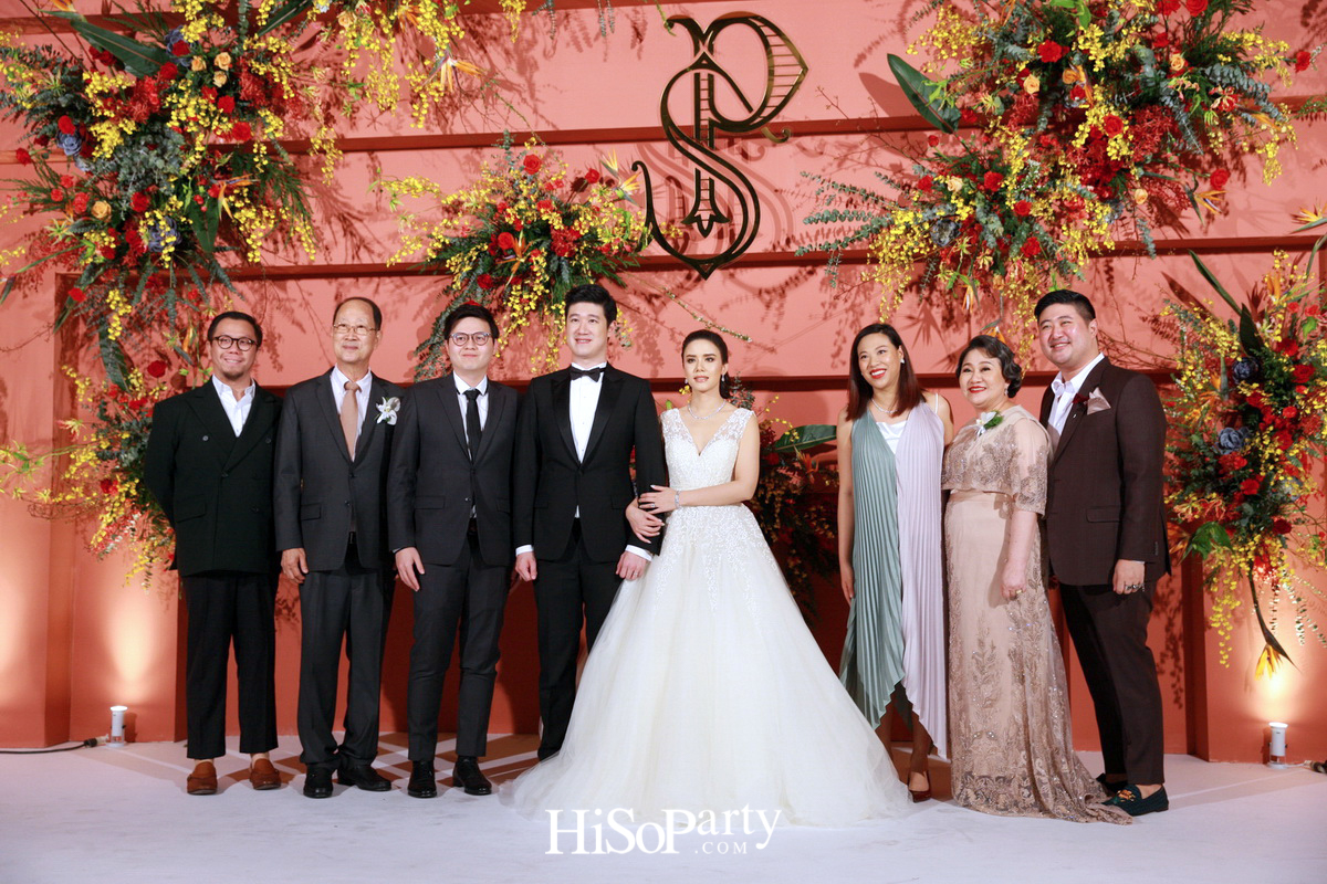 งานฉลองมงคลสมรสสุดอลังการระหว่าง แพรพรรณ ธรรมวัฒนะ และ กรมิษฐ์ ธนิสรธเนศ 