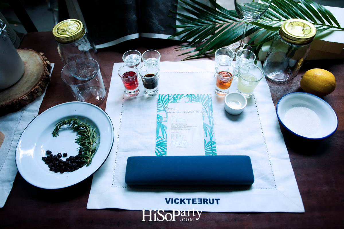 Vickteerut ‘Tahitian Sun Cocktail Workshop’