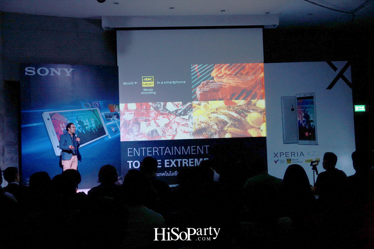 งานเปิดตัวสมาร์ทโฟน SONY XperiaTM XZ2 และ XperiaTM XZ2 Compact