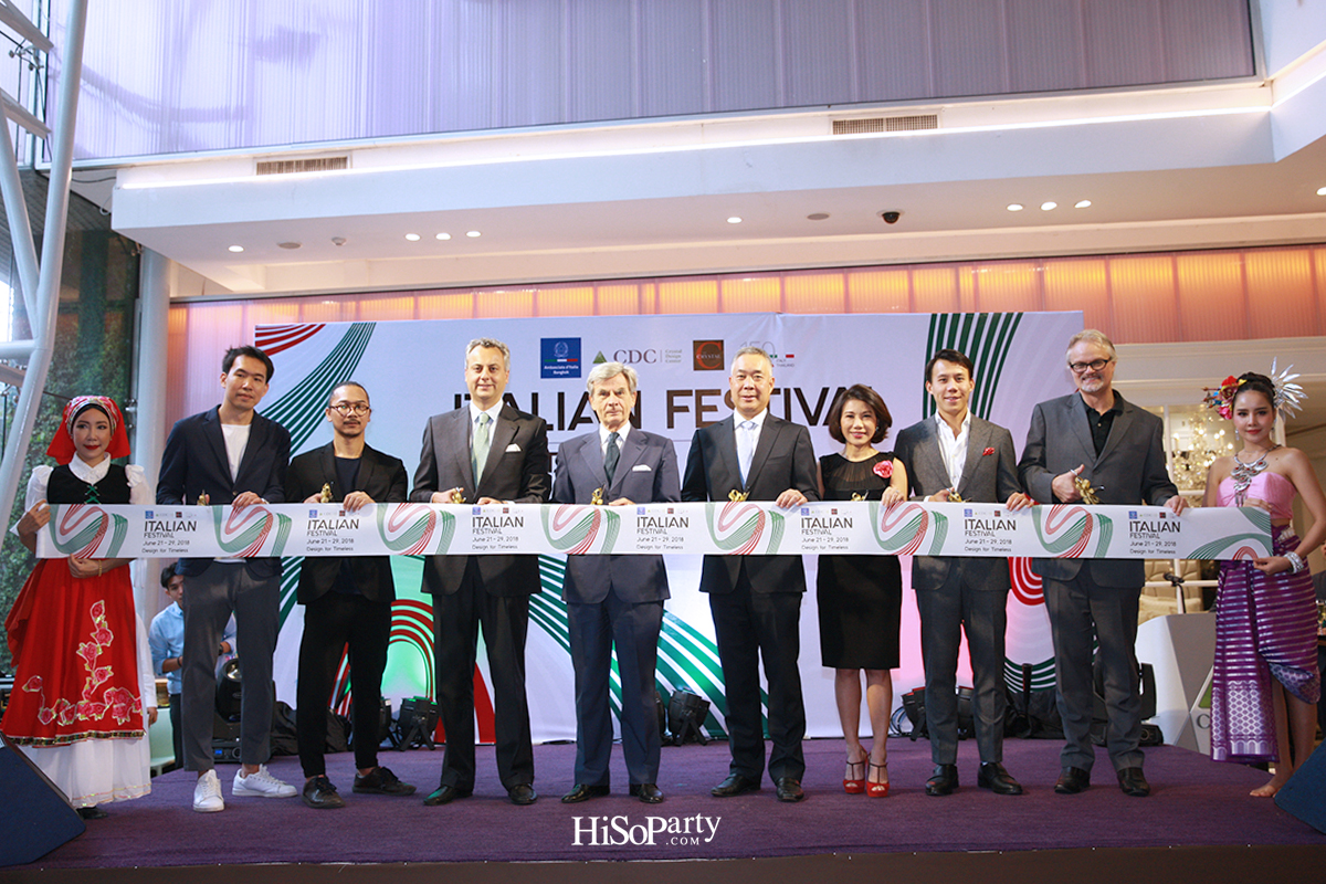 CDC ITALIAN FESTIVAL 2018 'Design for Timeless'