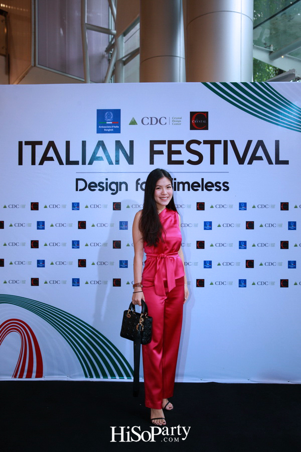 CDC ITALIAN FESTIVAL 2018 'Design for Timeless'