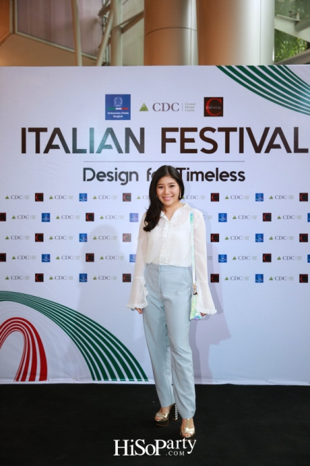 CDC ITALIAN FESTIVAL 2018 'Design for Timeless' 