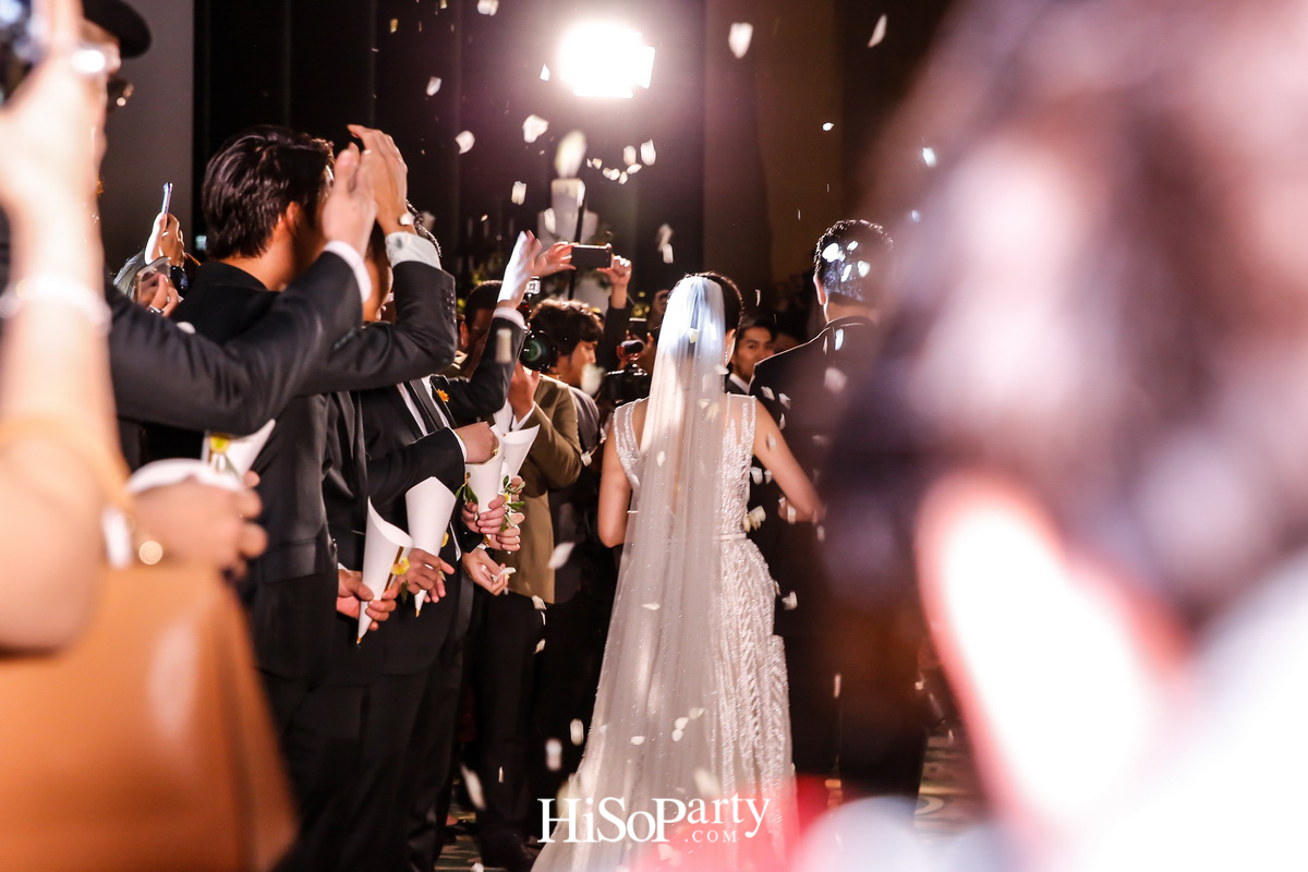 งานฉลองมงคลสมรสระหว่าง ชมพูนุท โรจน์ศิริรัตน์ และ สรวิศ บุญนิมิต