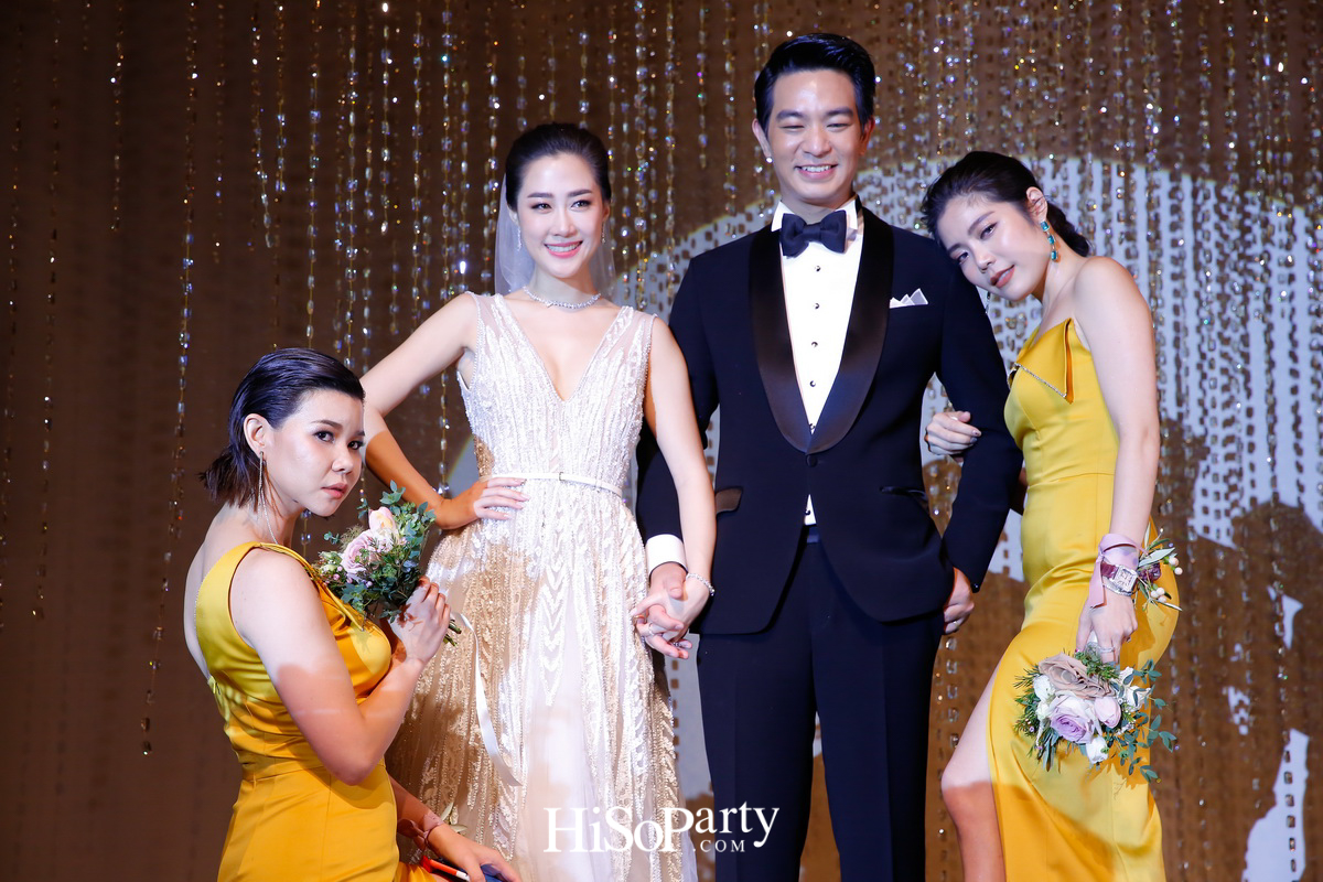 งานฉลองมงคลสมรสระหว่าง ชมพูนุท โรจน์ศิริรัตน์ และ สรวิศ บุญนิมิต