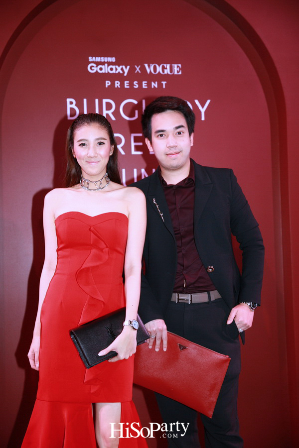 Samsung X Vogue Present Burgundy Red Lounge in Partnership with Absolute Siam