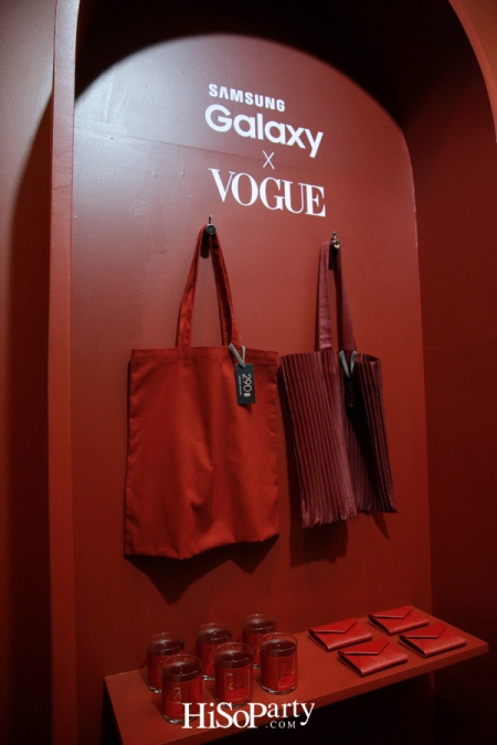 Samsung X Vogue Present Burgundy Red Lounge in Partnership with Absolute Siam