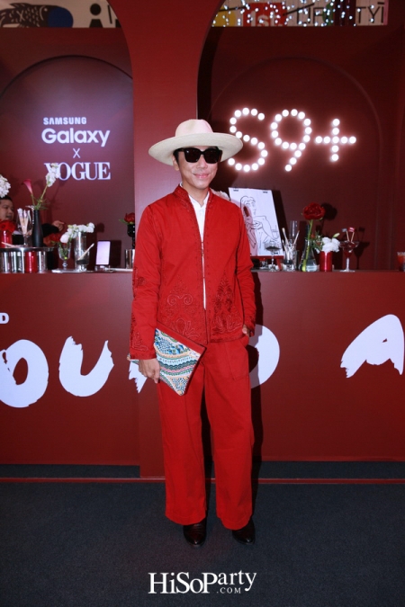 Samsung X Vogue Present Burgundy Red Lounge in Partnership with Absolute Siam