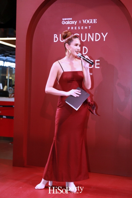 Samsung X Vogue Present Burgundy Red Lounge in Partnership with Absolute Siam