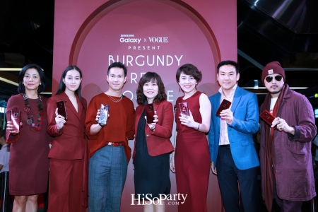 Samsung X Vogue Present Burgundy Red Lounge in Partnership with Absolute Siam