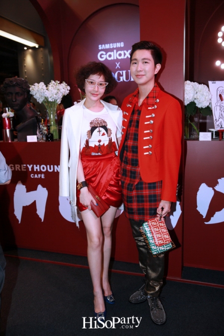 Samsung X Vogue Present Burgundy Red Lounge in Partnership with Absolute Siam